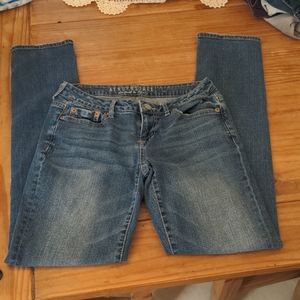 Aeropostale Med Wash Curvy Skinny Jeans, Size 2R